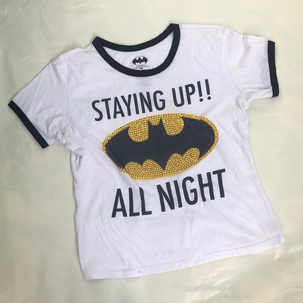 🦇 BATMAN DC Rhinestone Shirt 🦇